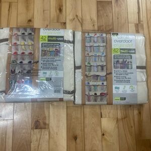Lot of 2 Whitmor Overdoor Organizer with 42 Pockets
